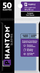 PREORDER Phantom Sleeves: Purple Size (59mm x 92mm) - Gloss/Gloss (50)