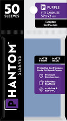 PREORDER Phantom Sleeves: Purple Size (59mm x 92mm) - Matte/Matte (50)