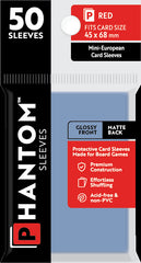 PREORDER Phantom Sleeves: Red Size (45mm x 68mm) - Gloss/Matte (50)