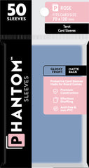 PREORDER Phantom Sleeves: Rose Size (70mm x 120mm) - Gloss/Matte (50)
