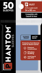 PREORDER Phantom Sleeves: Rust Size (54mm x 80mm) - Gloss/Matte (50)