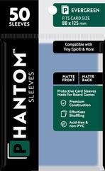 PREORDER Phantom Sleeves: Evergreen Size (88mm x 125mm) - Matte/Matte (50)