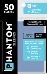 PREORDER Phantom Sleeves: Sky Size (75mm x 105mm) - Gloss/Matte (50)