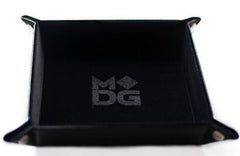 MDG Velvet Folding Dice Tray - Black (10 x  10)