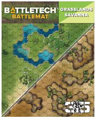 BattleTech Battle Mat - Grasslands Savanna