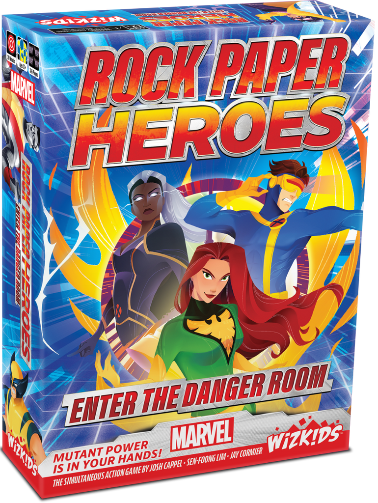 Marvel Rock Paper Heroes Enter the Danger Room Board Game