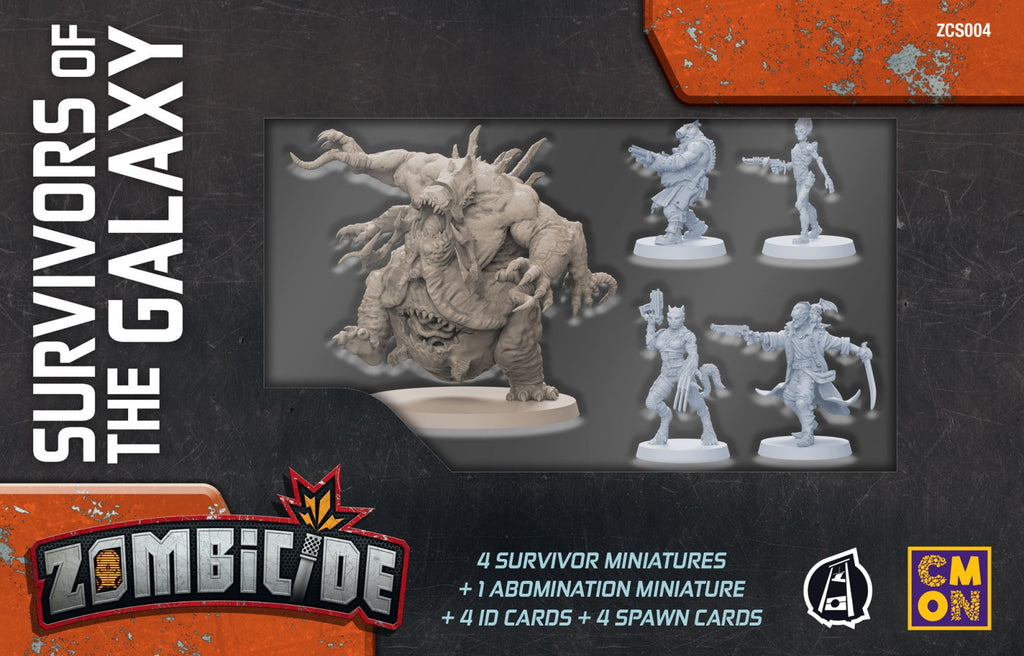 Zombicide Invader Survivors of the Galaxy Expansion Board Game