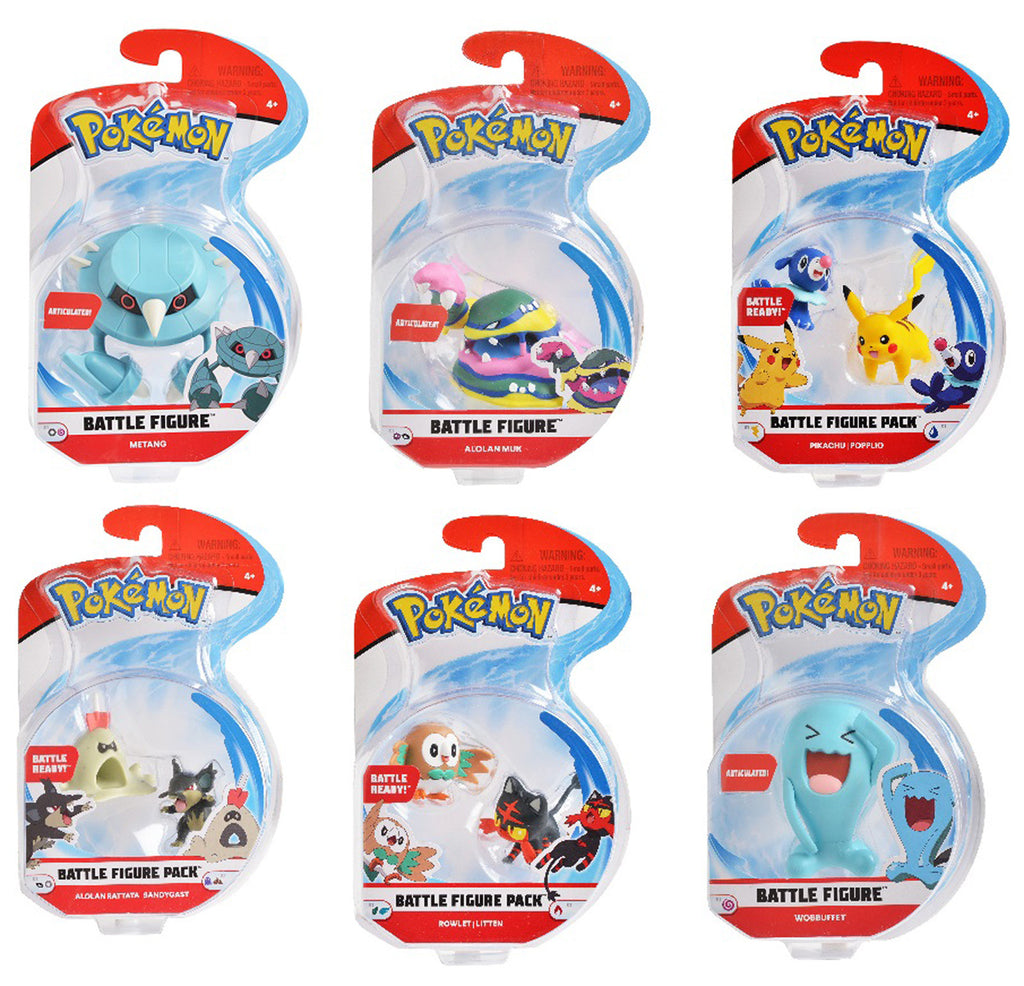 Pokemon Battle Fig Pack (6 in the Assortment)