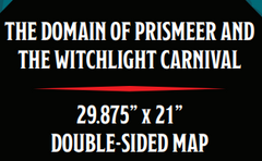 LC D&D Icons of the Realms The Domain of Prismeer and The Witchlight Carnival Wall Map