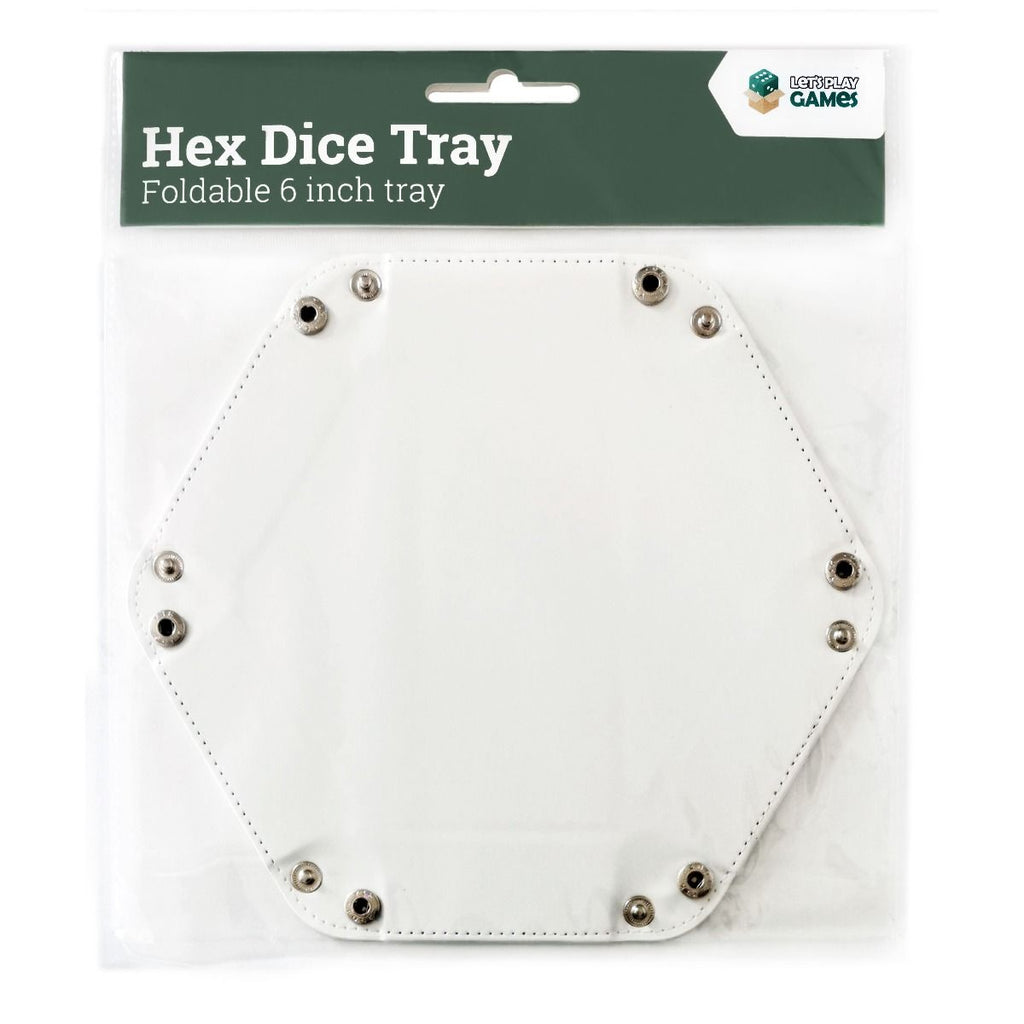 LPG Hex Dice Tray 6 inches White