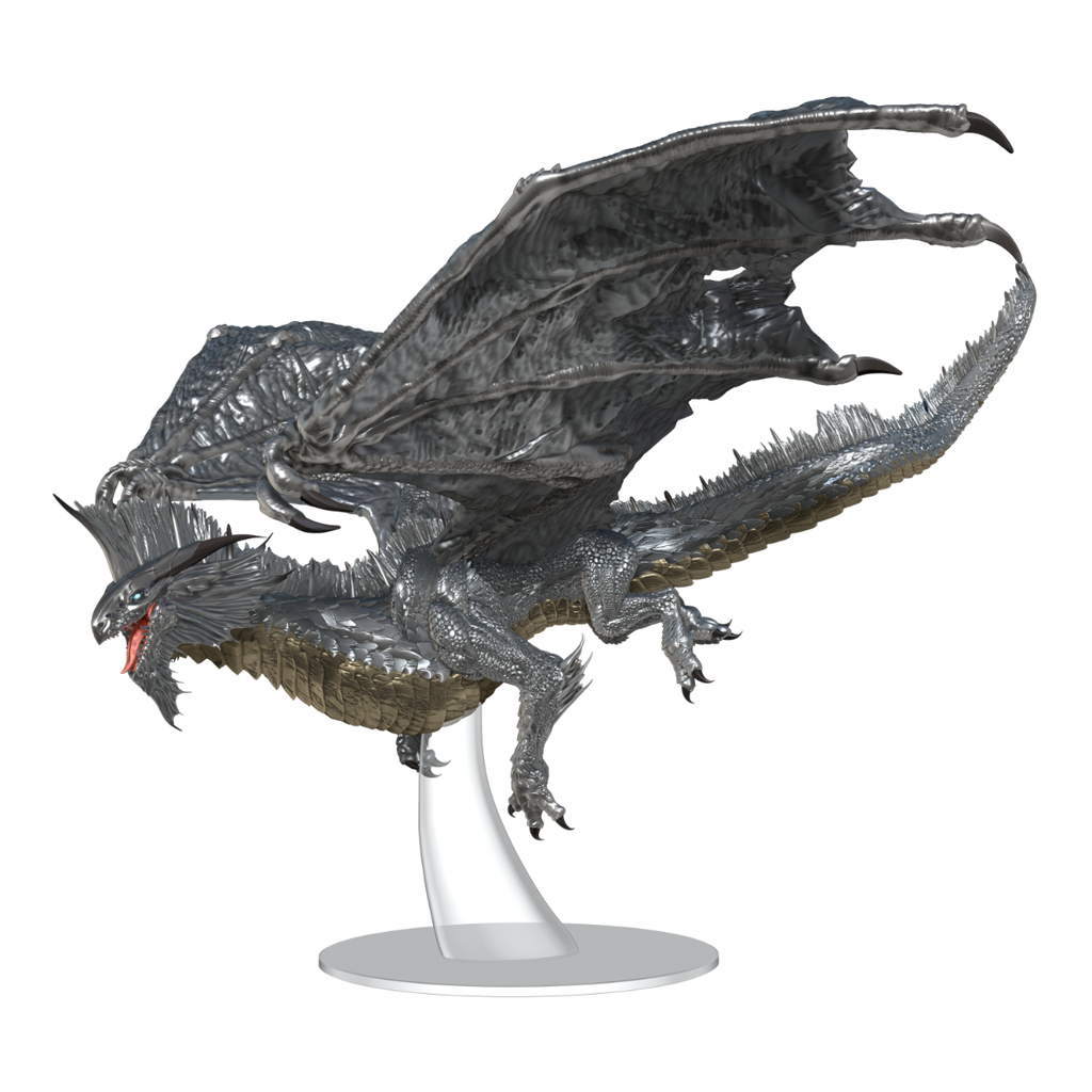 D&D Nolzurs Marvelous Miniatures Adult Silver Dragon