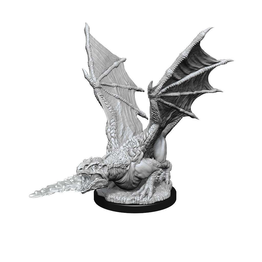 D&D Nolzurs Marvelous Unpainted Miniatures White Dragon Wyrmling