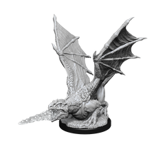 D&D Nolzurs Marvelous Unpainted Miniatures White Dragon Wyrmling