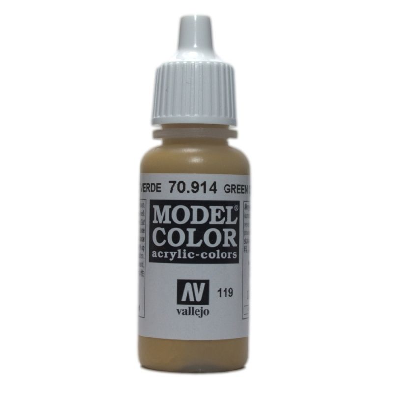 Vallejo Model Colour - Green Ochre 17 ml