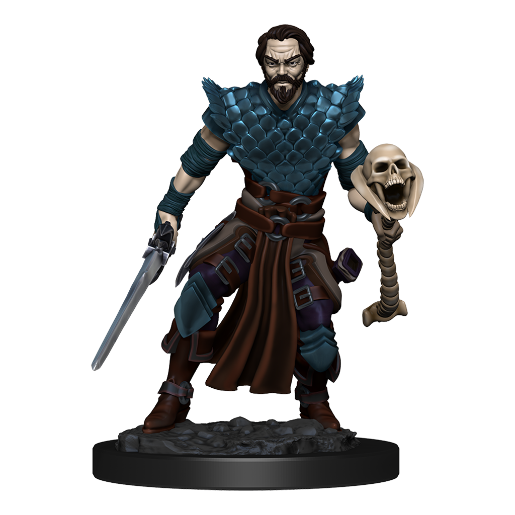 LC D&D Premium Painted Figures Human Warlock Male