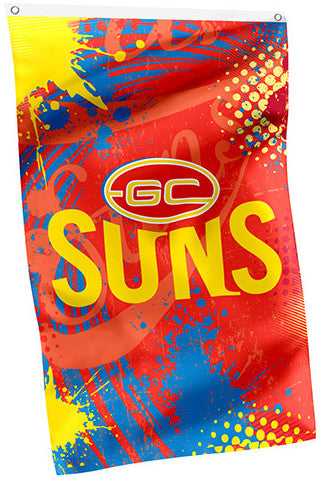 AFL Cape Flag Gold Coast Suns