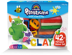 Colorific Plasticine Alphabet Kit