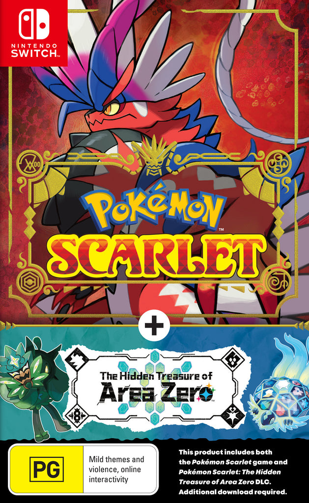 SWI Pokemon Scarlet + The Hidden Treasures of Area Zero