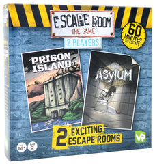 Escape Room the Game 2 Players - Prison Island and Asylum Board Game