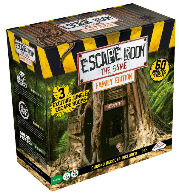 Escape Room the Game Family Edition - Jungle Board Game