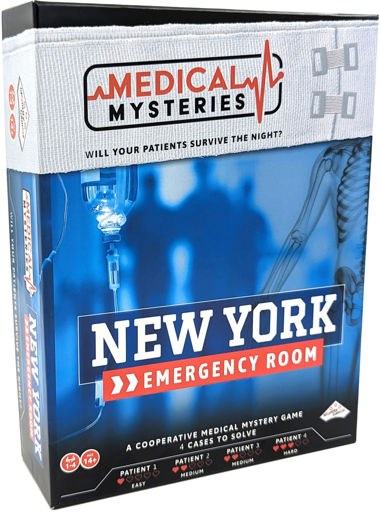 Medical Mysteries New York Emergency Room Board Game