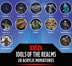 D&D Idols of the Realms Boneyard 2D Set 1