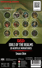 PREORDER D&D Idols of the Realms Scales & Tails Snake Den 2D Set