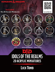 PREORDER D&D Idols of the Realms Lich Tomb 2D Set