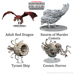D&D Icons of the Realms Ship Scale Threats from the Cosmos