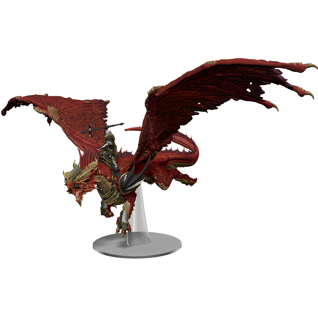 D&D Icons of the Realms Dragonlance Kensaldi on Red Dragon