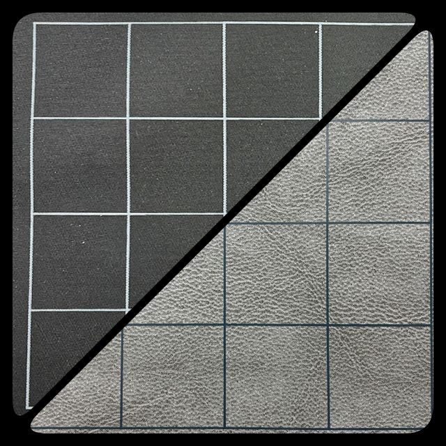 CHX 97480 Reversible Megamat 1 Squares Black-Grey (34? x 48)"