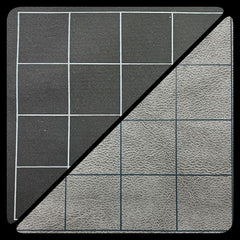 CHX 97480 Reversible Megamat 1 Squares Black-Grey (34? x 48)