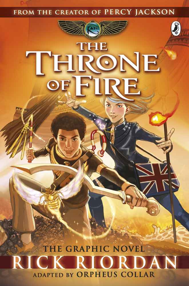 PREORDER The Throne of Fire: The Graphic Novel (The Kane Chronicles Book 2)