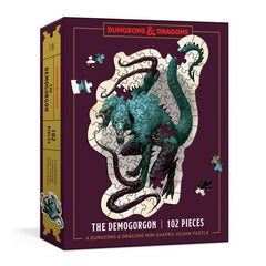 Dungeons and Dragons Mini Shaped Jigsaw Puzzle - Demogorgon Edition