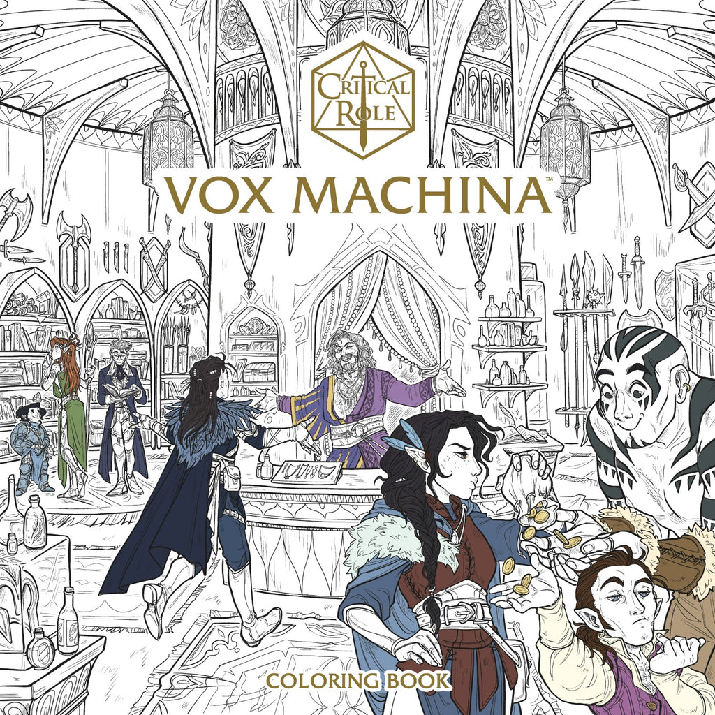 Critical Role Vox Machina Coloring Book (Paperback)