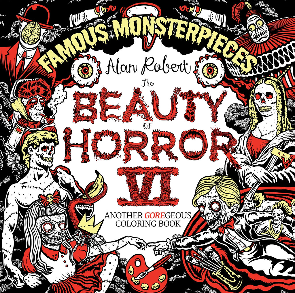 PREORDER The Beauty of Horror 6 Famous Monsterpieces Coloring Book (Paperback)