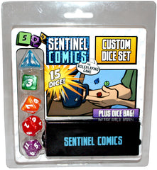 RPG Sentinels Comics - Custom Dice Set