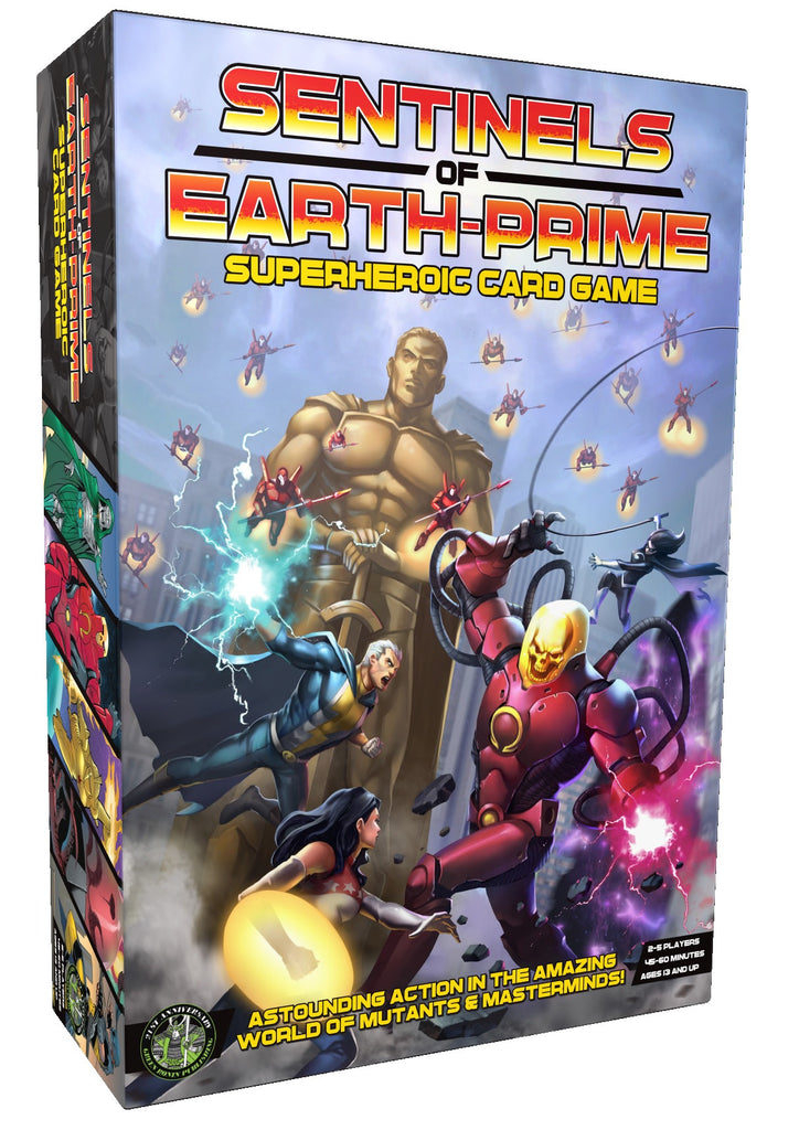 Sentinels of Earth Prime Superheroic Card Game Board Game