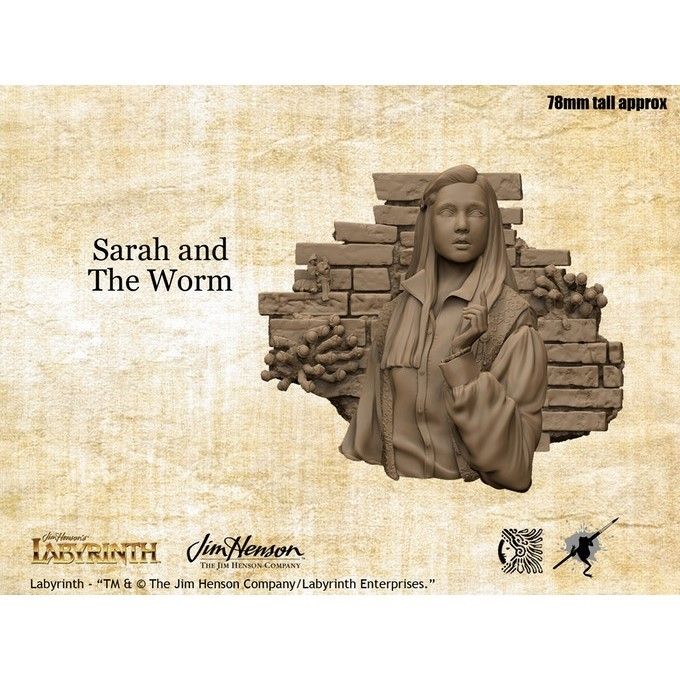 Jim Hensons Collectible Models - Sarah & the Worm