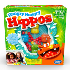 Hasbro Hungry Hungry Hippos The Classic Marble Chomping Hippo-Feeding