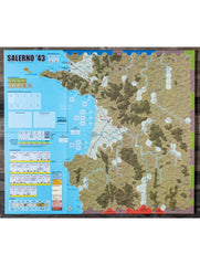 Salerno 43 Mounted Map