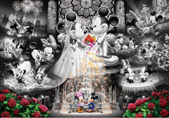 Tenyo Disney Mickey & Minnie Forever Promise Wedding Dream Frost Art Puzzle 1000 pieces