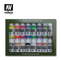 Vallejo AV70112 Model Colour Wargame Special 16 Colour Acrylic Paint Set