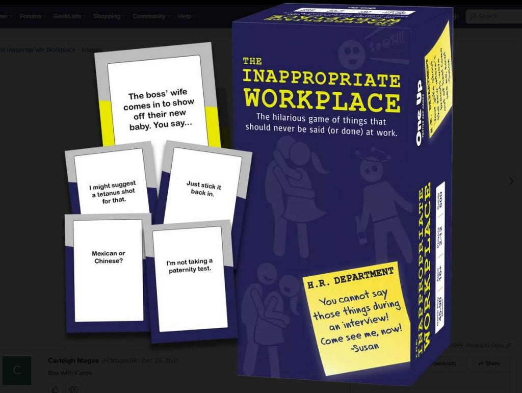 The Inappropriate Workplace Board Game – Gamerholic