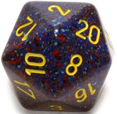 D20 Dice Speckled 34mm Twilight