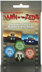 Dawn of the Zeds (3rd Edition) - Rumors and Rails Expansion Board Game