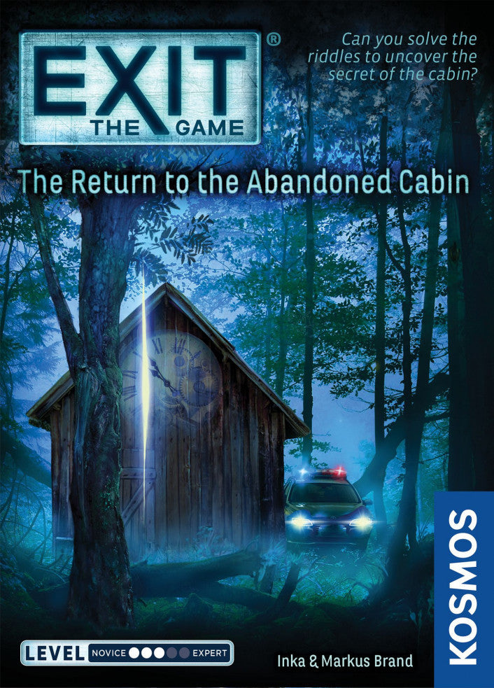 Exit the Game Return to the Abandoned Cabin Board Game