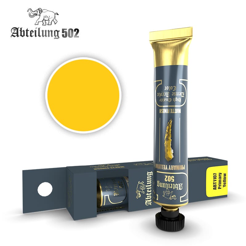 PREORDER AK Interactive Dense Acrylics - Primary Yellow 20ml