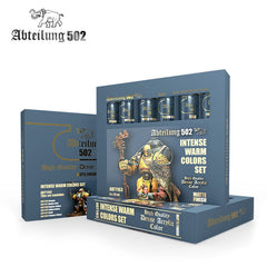 PREORDER AK Interactive Dense Acrylics Set - Intense Warm Colors