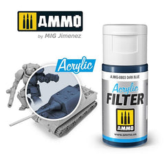 LC Ammo by MIG Acrylic Filter Dark Blue
